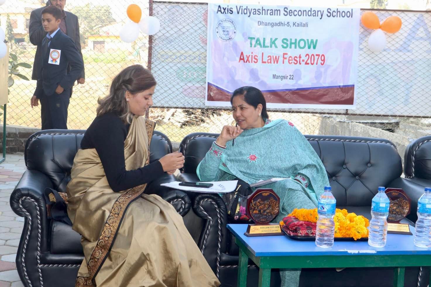 एक्सिस बिद्याश्रमद्धारा कानुनी मेला सम्पन्न