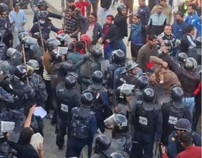 महेश बस्नेत बिरुद्ध नाराबाजी गरेपछि जेनजीमाथि युवा संघको आक्रमण