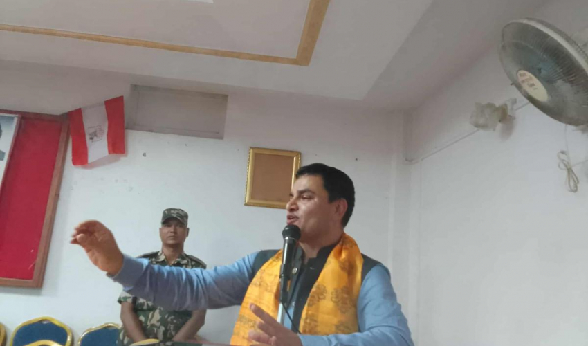 गेटामा असारसम्म ३ शेय बेडको अस्पताल हुन्छ : मन्त्री पौडेल