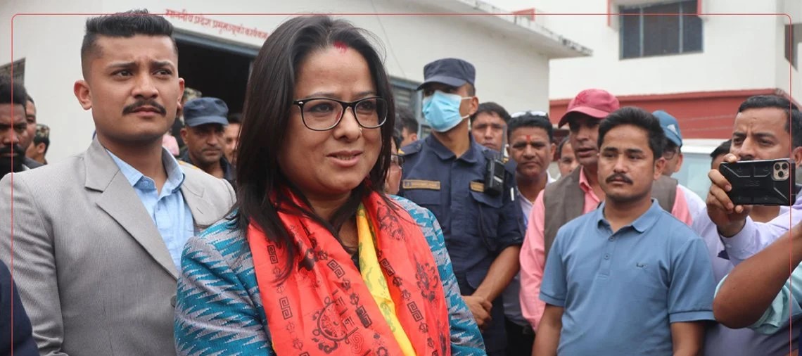 उन्मुक्तिकी अध्यक्ष रन्जिता प्रदेश प्रमुख कार्यालयमा