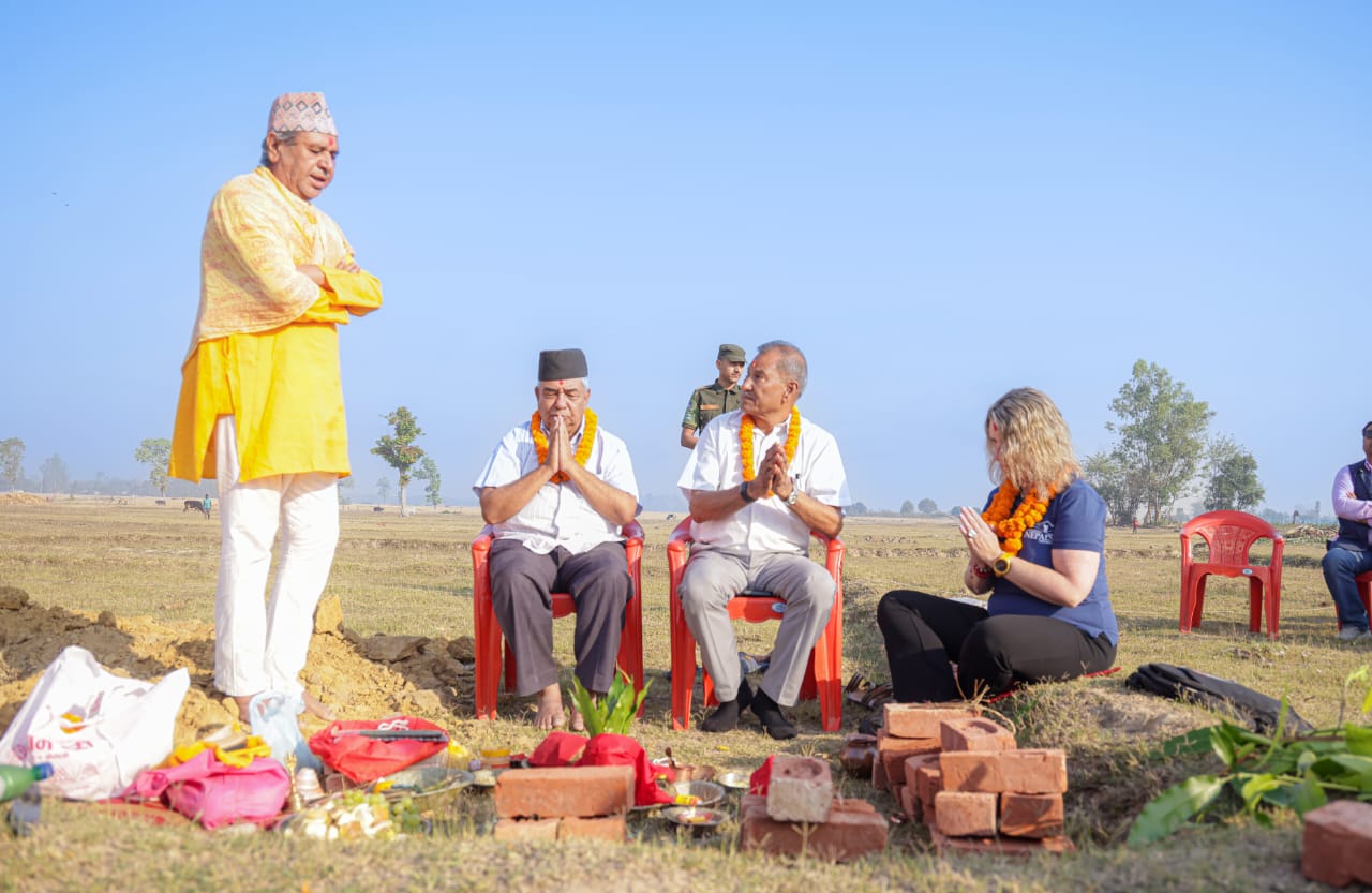 धनगढीमा भोकेसनल स्कुल भवनको शिलान्यास