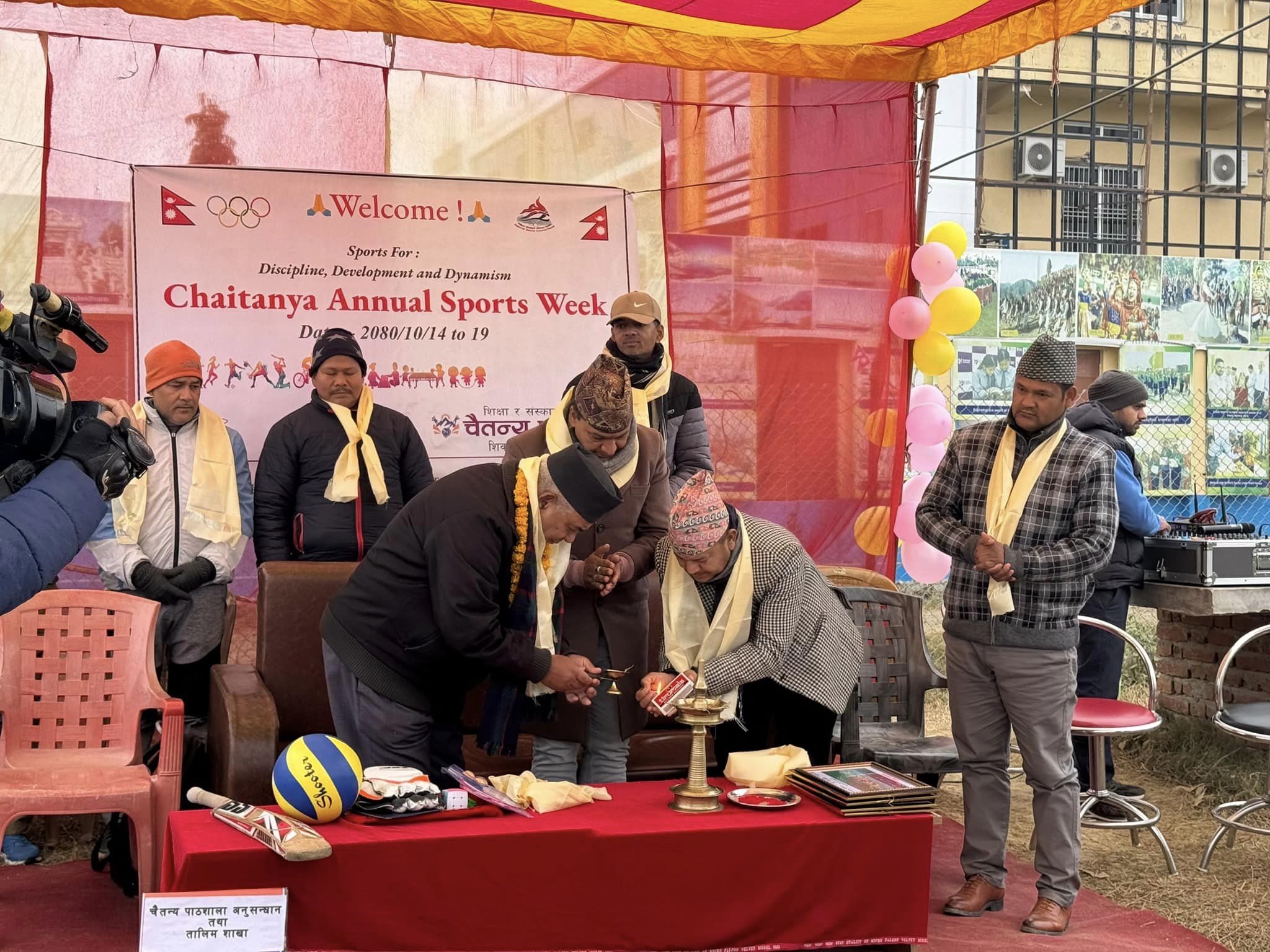 चैतन्यमा खेलसप्ताह सुरु