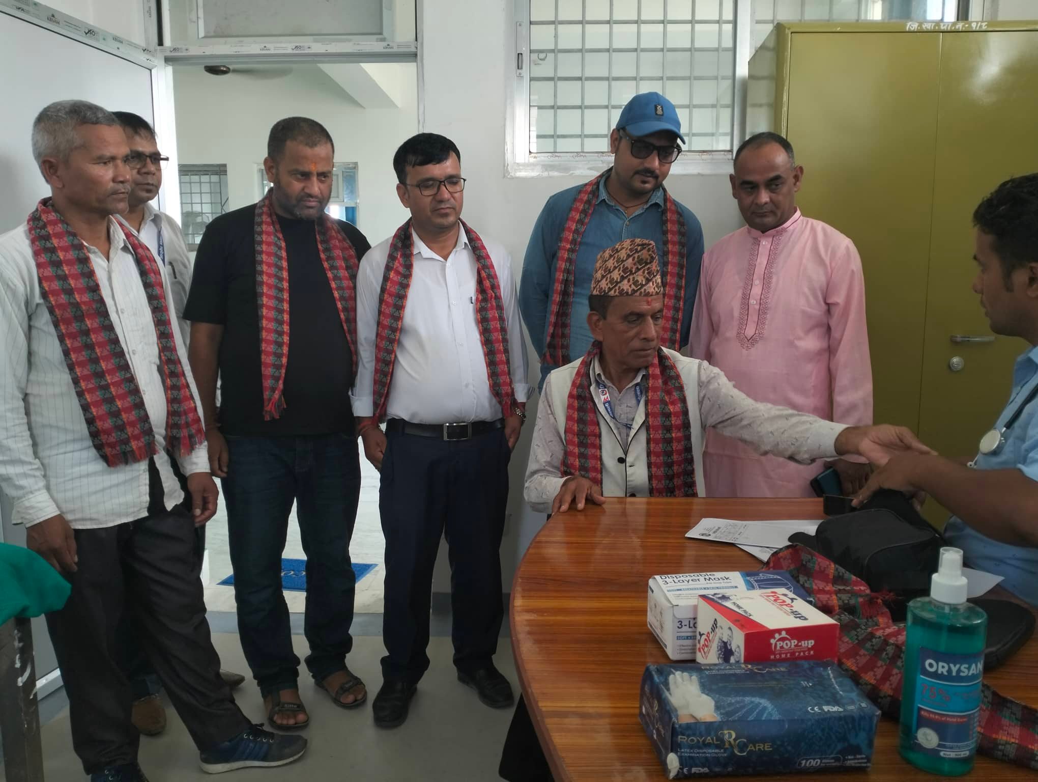 आयुर्वेद अस्पतालको शिविरमा १ हजार ८ को स्वास्थ्य परिक्षण