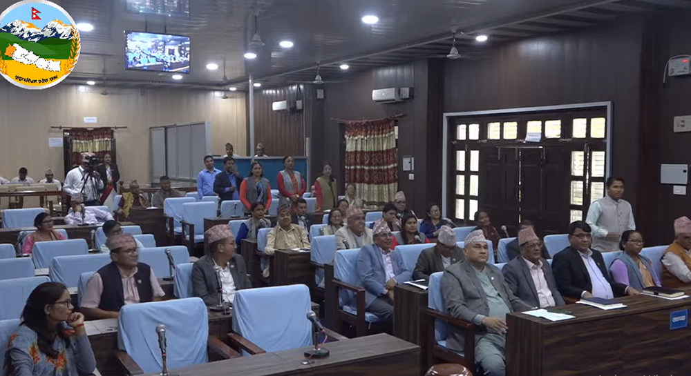 सुदूरपश्चिम प्रदेश सभाको अधिवेशन आह्वान गर्न सिफारिस