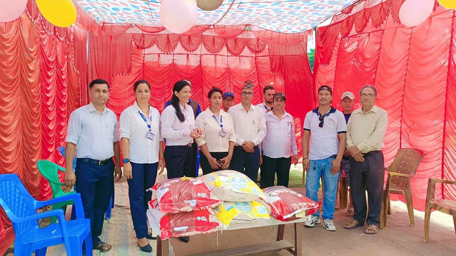 सुपथ मूल्य पसलबाट बिक्री भयो ५४० क्विन्टल चामल